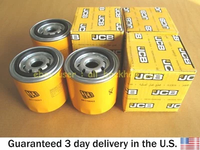 JCB BACKHOE- GENUINE JCB TRANSMISSION OIL FILTER, PACK OF 3 (PART NO. 581/18063) - Image 1 of 4