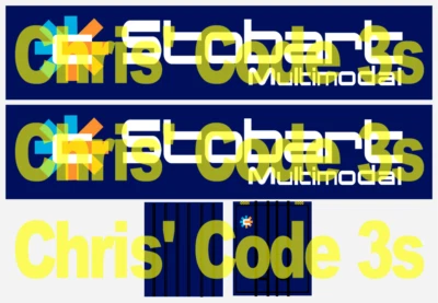 Code 3 Adhesive Vinyl Trailer Decal - Stobart Culina - 1/50 1/64 1/76 1/148 1/87