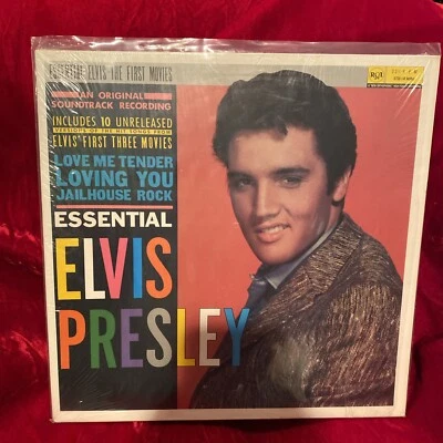Elvis Presley LP- RCA 6738 Essential Elvis First Movies 1986 NM Vinyl-in Shrink - Image 1 of 4