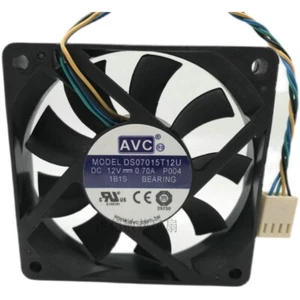 AVC 7015 DS07015T12U 12V 0.7A 4-pin PWM high air volume CPU cooling fan - Picture 1 of 3