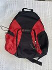 Hollister Unisex Backpack Medium Size Black& Res Adjustable Strap Zipper
