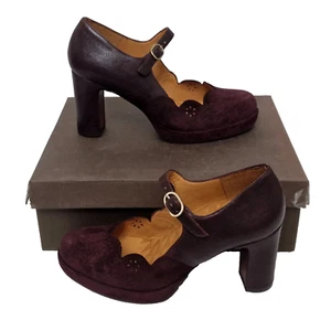 CHIE MIHARA Mujer Preciosos Zapatos Julieta Punta Cerrada Rojo Tacón Alto EU 36 UK 3 - Imagen 1 de 8