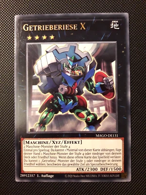Yu-Gi-Oh! Getrieberiese X, MAGO-DE131, Rare, 1. Auflage, Deutsch, Near Mint - Bild 1 von 4