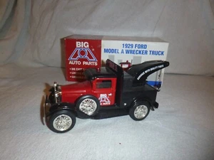 ERTL 1929 Ford Model A Wrecker Tow Truck Bank BIG A AUTOPARTS - Picture 1 of 7