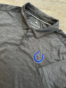 Tommy Bahama NFL Indianapolis Colts Polo Shirt Golf IslandZone Performance XXL - Picture 1 of 4