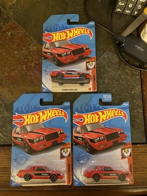 Lote de 3 Hot Wheels 2019 M/L #218/250 '87 Buick Regal GNX Muscle Mania 4/10 Foto 1 de 4