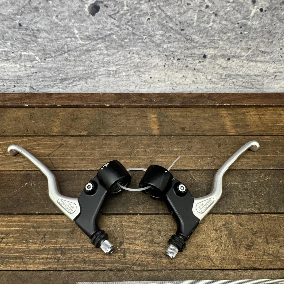 Винтажный Dia-Compe 282 тормозные рычаги пара черный 1985 сделано в Японии BMX MTB велосипед - Изображение 1 из 4
