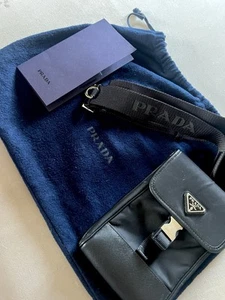 PRADA Re-Nylon And Saffiano Leather Smartphone Case Or Cross Body Bag - Picture 1 of 7