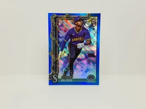 2025 Topps Holiday #H184 Ryan Bliss, Mariners (RC) - Brillo metálico azul - Imagen 1 de 2