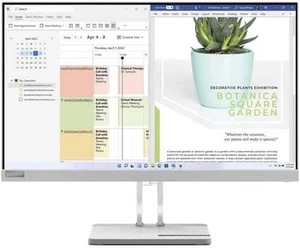 Lenovo L24e-40 23.8 Inch PC Monitor | FHD, 1080p, 100Hz, VA, 4ms, VGA and HDMI - Picture 1 of 12