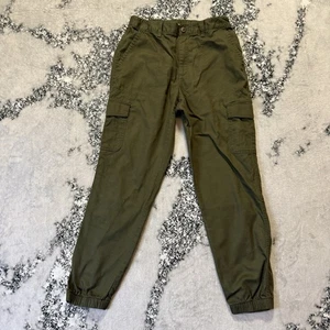 Gap Hose Damen Größe 8 Grün Cargo Girlfriend Jogger Active Outdoor Baumwolle - Bild 1 von 8