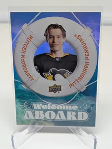 2024-25 Upper Deck Series 2 #WA-6 Rutger McGroarty Welcome Aboard Penguins - Bild 1 von 2