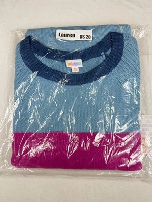 New LuLaRoe Lauren Sweater Dress Raglan Sleeves Cable Knit Size XS 20 - Image 1 of 3