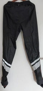 Fahrrad-Regenhose City 540 mit integrierten Überschuhen Damen schwarz, Größe M - Bild 1 von 2
