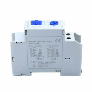 16A 240V Elektronisch Treppenhausautomat Treppenlichtzeitschalter Zeitschaltuhr - Bild 1 von 7
