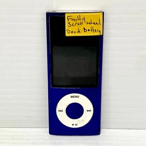 Apple A1320 iPod Nano 5th Gen - Dead Battery, Faulty Scroll Wheel - Free Postage - Picture 1 of 5