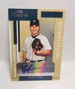 2004 Prestige #73 Preston Larrison Rookie AUTOGRAPH Tigers - Picture 1 of 1