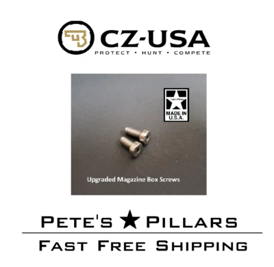 Tornillos de caja de pozo de cargador CZ 457 mejorados de alta calidad INOX #18 #17 Foto 1 de 4