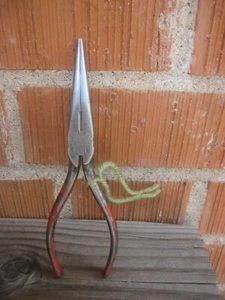 1960s Vintage 6 1/2" Length * WILLIAMS * Needle Nose Side Cutting Pliers 76 USA - Picture 1 of 9