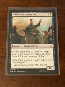 Magic the Gathering Conspiracy Take The Crown Garrulous Sycophant - Picture 1 of 2