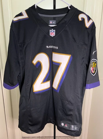Nike On Field Men's Baltimore Ravens Large Football Jersey Ray Rice #27 Black Cover