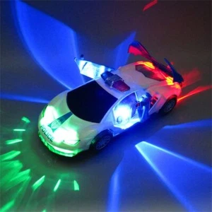 Electric 360 Rotation Police Car Vehicle with LED Music Kids Educational Toys✨ - Picture 1 of 13