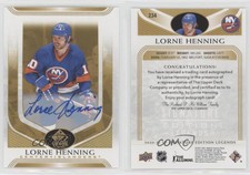 2020-21 SP Signature Edition Legends Gold Spectrum Foil Lorne Henning #234 Auto