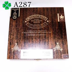 Montecristo Churchill 1935 Anniversary Wood Cigar Box 8.5" x 8" x 1.75 A287 - Picture 1 of 9