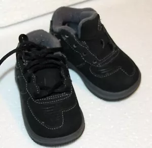 Nike Air Boys Black Baby Nike Tennis Shoes.332130 001 Size 3C 2008 - Picture 1 of 4