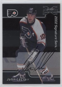2002-03 ITG Be A Player Signature Series 2001-02 Buybacks John LeClair #LJL Auto