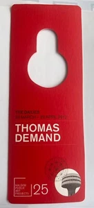 THOMAS DEMAND The Dailies 2012 NY Gallery Exhibit ART DOOR DANGLER Promo - Picture 1 of 2