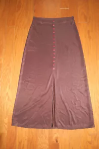 DAMEN M/L GRÖSSE STRETCH ❤️ ES SE USA ❤️ Rock 36"- LÄNGE BRAUN A-LINIE - Bild 1 von 5