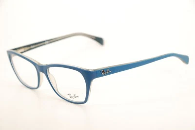 Gafas Raras Auténticas Ray Ban RB 5298 5391 55mm Cristal Mate Azul Marcos Foto 1 de 4