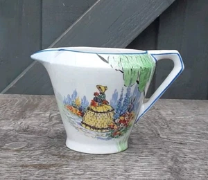 Antique Vintage 1930s Falcon Ware Handpainted Milk Cream Jug - Picture 1 of 9