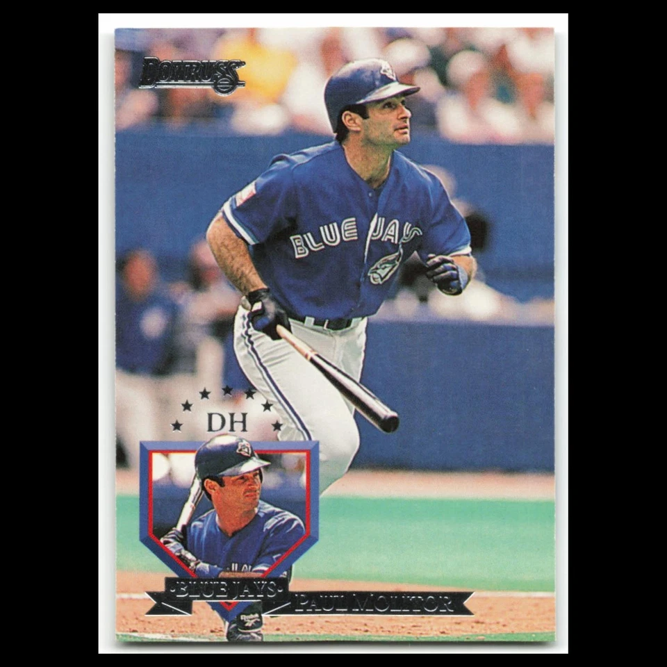 Paul Molitor #162 1995 Donruss Toronto Blue Jays Baseball Card MLB NM - Image 1 of 3