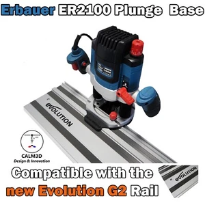 Erbauer ER2100 Router Sub-Base for use on the Evolution G2 Rail -INC P&P - Picture 1 of 13