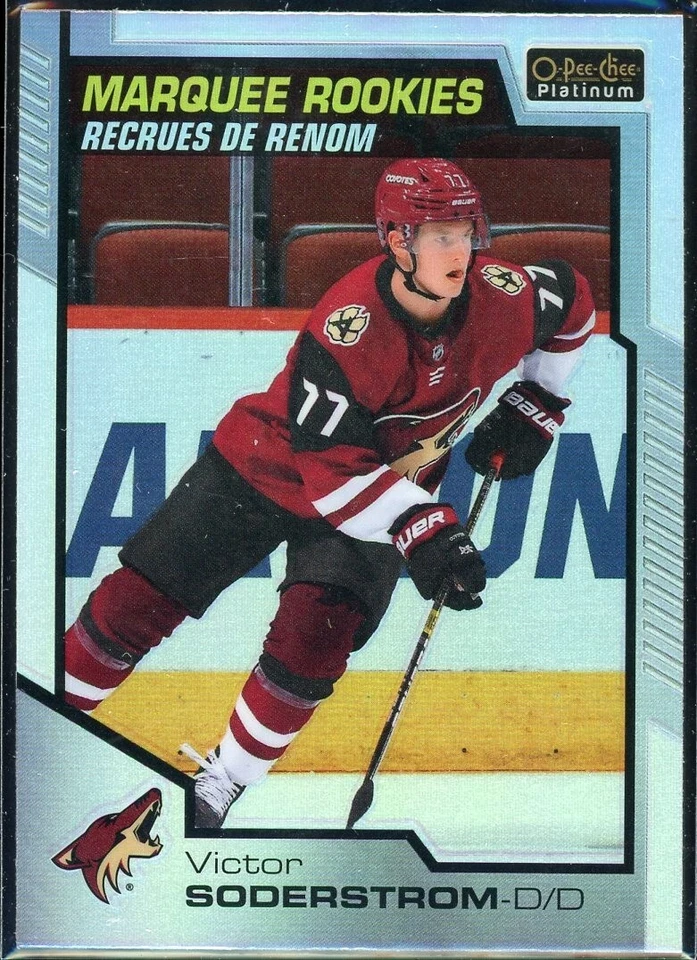 2020-21 O-Pee-Chee Platinum Marquee Rookies Rainbow 155 Victor Soderstrom Coyote - Image 1 of 1