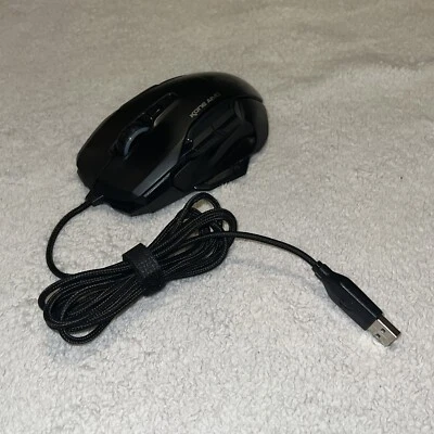 ROCCAT ROC-11-815-BK Kone AIMO 12000dpi Gaming Mouse Black Great Condition Works - Image 1 of 4