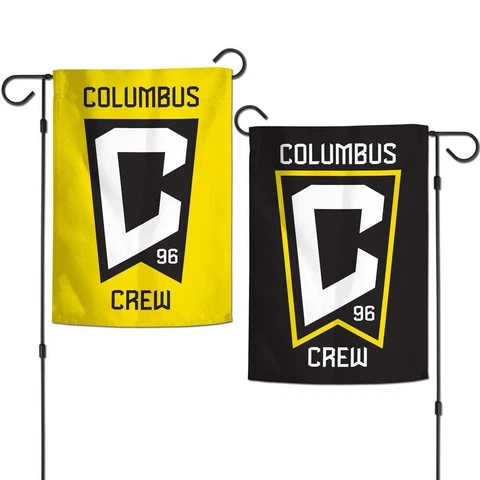 Columbus Crew SC 12" x 18" Double-Sided Garden Flag OUTDOOR RATED FREE SHIP Cover
