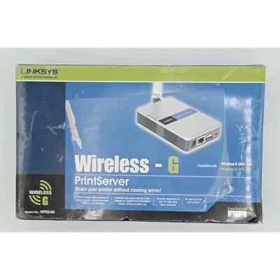 Linksys Wireless-G Print Server For USB 2.0 WPS54G 2.4GHz - Image 1 of 4