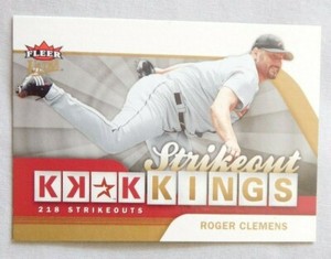 2006 Fleer Ultra  Strikeout Kings  #SOK1 Roger Clemens Houston Astros 