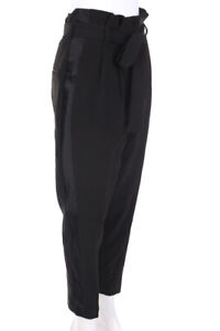 H&M Paperbag Spodnie D 38 czarne