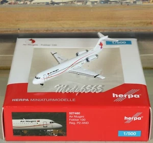 Herpa Wings Air Niugini Fokker F-100 (NG) VERY RARE 1/500 - Picture 1 of 3