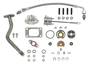 Kit de reconstrucción turbo HY35W líneas de aceite actuador Billet para 03-04 5,9 L Dodge Ram - Imagen 1 de 5