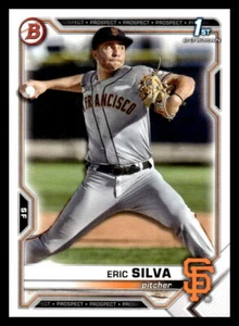 2021 Bowman Draft Eric Silva #BD-162 San Francisco Giants Baseball Card - Picture 1 of 2