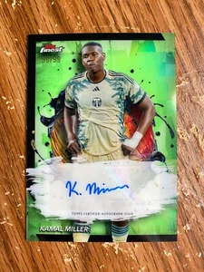 2024 Topps MLS Finest Kamal Miller Auto Green Refractor 59/99 - Picture 1 of 2