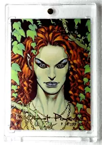 1995 Batman Artist Proof Card 43 POISON IVY. FREE ONE-TOUCH-HOLDER - Picture 1 of 2