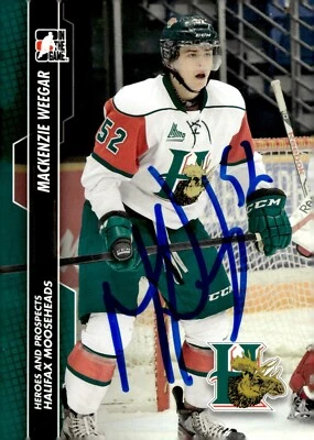 Mackenzie Weegar - Signed 2013-14 In The Game Heroes And Prospects Card #78 - Image 1 of 2