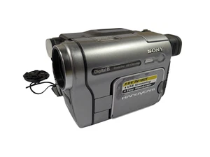 Sony Handycam DCR-TRV285E Digital8 Video Camcorder Spares or Repair - Picture 1 of 8