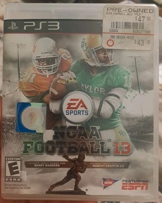 Игра NCAA College Football 13 (Sony PlayStation 3, 2012 года) в коробке в комплекте  - Изображение 1 из 3